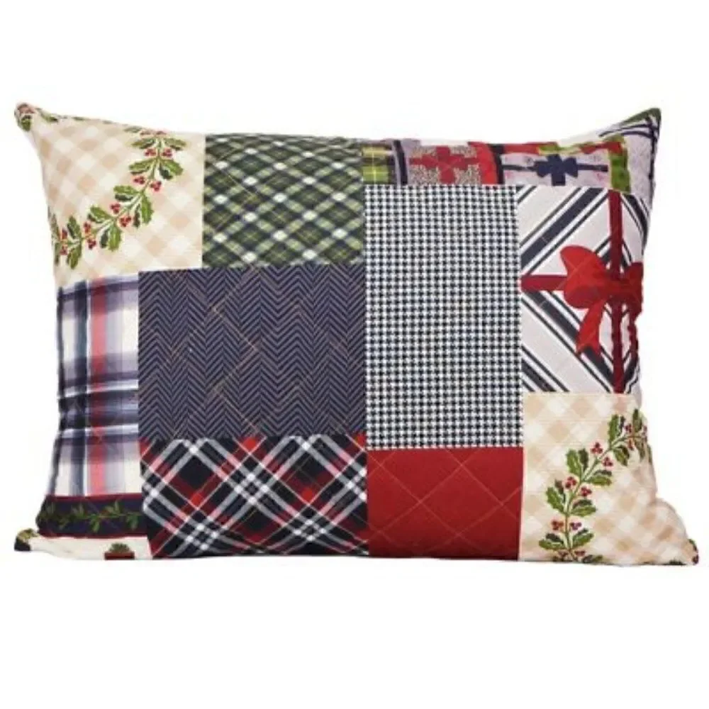 Christmas Truck Farmhouse QUEEN Quilt Set Holiday